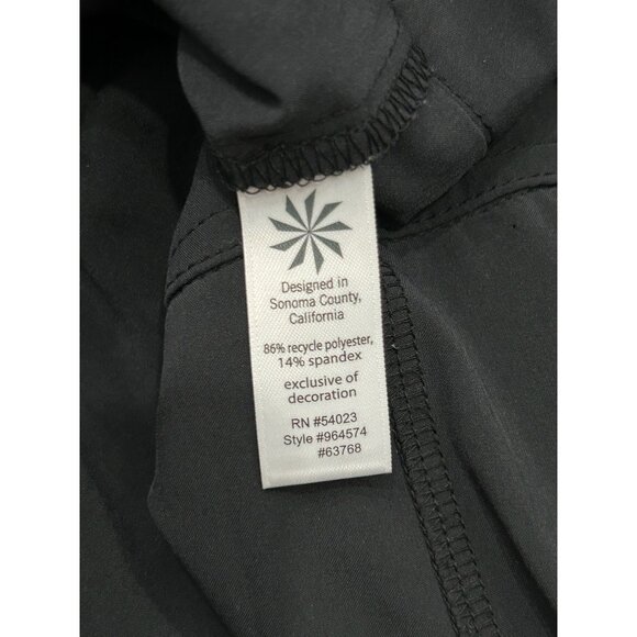 Athleta Womens Black A Line Skiort Size 14 Athletic Tennis Skirt - Picture 6 of 11